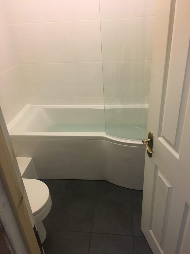 Completed bathroom refit by DSB Ltd Teignmouth